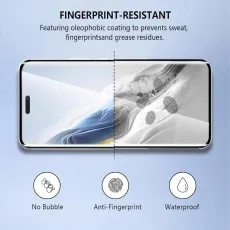 Smartphone screen protector fingerprint-resistant, oleophobic, no bubble, anti-fingerprint, waterproof