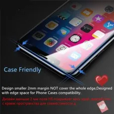 Case-friendly 9D screen protector with 2mm margin For OnePlus 10T.