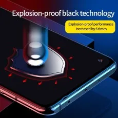 Explosion-proof 9D screen protector with black technology For OnePlus 10T.