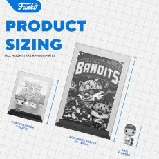 Disney 100 Funko Pop! featuring Pinocchio and Jiminy Cricket in a movie poster-themed box.