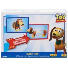 Box for the Disney Pixar Slinky Dog toy, a classic pull-along with a springy middle.