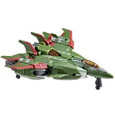 Transformers Legacy Evolution Skyquake figure in its detailed jet mode.