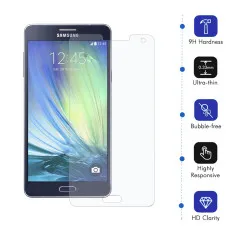 Tempered Glass For Samsung A7 Screen Protector Bubble Free Case Friendly Anti-scratch - (2 Pack)