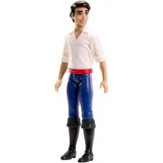 A full-body photo of the Disney Prince Eric doll, standing and smiling on a white background.