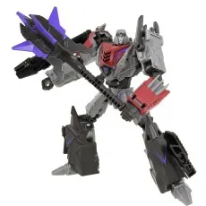 A Megatron toy from Transformers War for Cybertron, wielding a large battle axe.