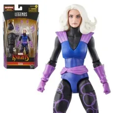 A packaged and an out-of-box Marvel Legends Clea action figure