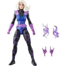 A Clea action figure with two pairs of interchangeable hands and two purple magic effects