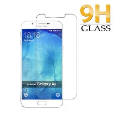 Samsung A8 2015 Screen Protector Scratch Resistant Ultra thin Tempered Glass- (2 Pack)