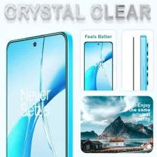 Crystal clear 9d screen protector for OnePlus Ace.