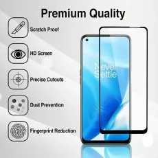 9d Tempered glass with fingerprint reduction features For OnePlus Nord CE4.