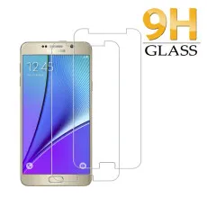 Samsung Note 5 Duos Screen Protector Tempered Glass Scratch Resistant, 9H Hardness, High Transparency, Dust-Free - (2 Pack)