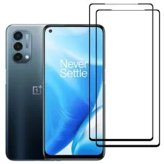2 Pack 9D Tempered Glass Screen Protector For OnePlus Nord N200 5G.