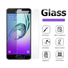 Samsung A5 2016 Screen Protector Tempered Glass Scratch Resistant Crystal Clear (2 Pack)