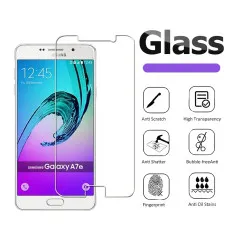 Samsung A7 2016 Screen Protector High Quality Crystal Clear Tempered Glass - (2 Pack)