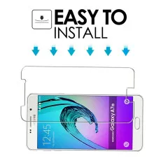 Samsung A7 2016 Screen Protector High Quality Crystal Clear Tempered Glass - (2 Pack)