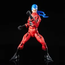 A Marvel Legends Tarantula action figure in a fighting stance with fists clenched