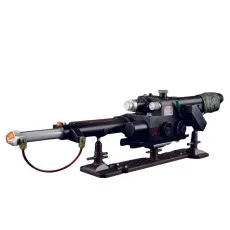 An angled view of the Ghostbusters Neutrona Wand collectible.