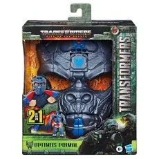 A Transformers Optimus Primal toy box showing a mask and a robot figurine.
