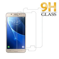 Screen Protector for Samsung J5 2016 Tempered Glass Scratch Resistant, 9H Hardness, High Transparency, Dust-Free - (2 Pack)