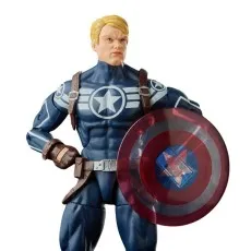 A detailed collectible toy of Commander Rogers in his blue and white suit.