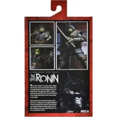 Back of a NECA The Last Ronin action figure box with product descriptions and images.