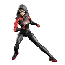 A Spider-Woman action figure in a fighting stance