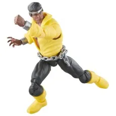 The Marvel's Luke Cage figure, in his classic yellow and black costume, ready for a fight..