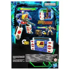 Back of the Transformers Twin-Cast box, showing its robot, boombox, and cassette modes