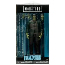 The Universal Monsters Frankenstein action figure in its retail packaging.