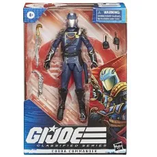 A box for the Hasbro G.I. Joe Classified Series Cobra Commander action figure
