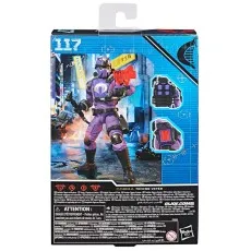 The back of a G.I. Joe Classified Series Cobra Techno-Viper action figure box