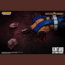 A highly detailed toy accessory depicting a bloody and mangled Sub-Zero arm from the video game.