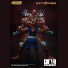 A Kintaro action figure accessory showing it grabbing a Sub-Zero toy from behind.