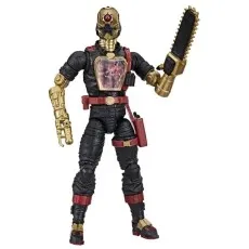 A G.I. Joe Classified Series Cobra Iron Grenadier B.A.T. action figure holding a chainsaw