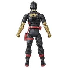 A back view of a G.I. Joe Classified Series Cobra Iron Grenadier B.A.T. action figure
