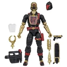 A G.I. Joe Classified Series Cobra Iron Grenadier B.A.T. action figure with accessories