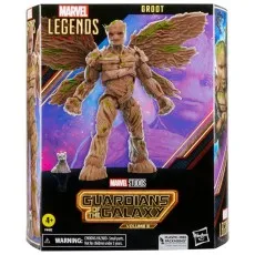 The Marvel Legends Groot action figure from Guardians of the Galaxy Vol. 3 in its packaging.