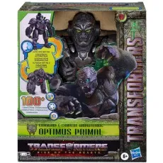 The Transformers Rise of the Beasts Optimus Primal Command & Convert Animatronic box.