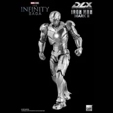 The Iron Man Mark II action figure from The Infinity Saga, posed as if stepping forward.