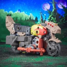 The Transformers Legacy Evolution Crashbar figure in its motorcycle vehicle mode.