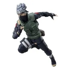 Kakashi Hatake action figure in a mid-air running or jumping pose