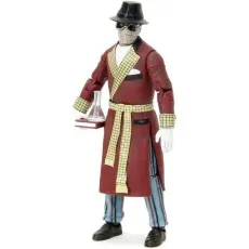 A detailed figure of the Invisible Man, posed with accessories and a bandaged head..