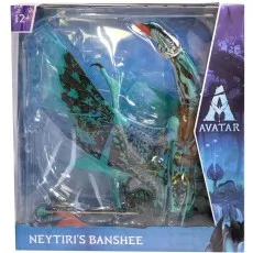 The McFarlane Toys Neytiri's Banshee action figure, sealed in its box