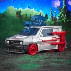 A detailed image of the Crosscut toy in its car mode, with a red Autobot symbol on the hood.