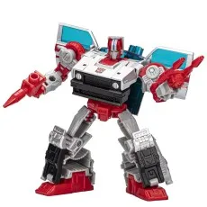 A detailed image of the Crosscut toy showing its light-blue translucent windows as wings on its back.