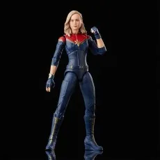 Captain Marvel action figure standing in a ready stance with one fist clenched