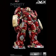 A front view of the Hulkbuster Iron Man Mark XLIV collectible figure.