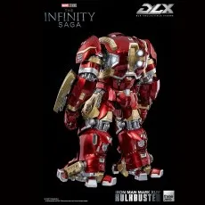 A rear view of the Hulkbuster Iron Man Mark XLIV collectible figure.