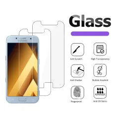 Samsung A5 2017 Screen Protector 9H Hardness Crystal Clear Tempered Glass (2 Pack)
