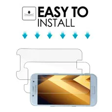 Samsung A5 2017 Screen Protector 9H Hardness Crystal Clear Tempered Glass (2 Pack)
